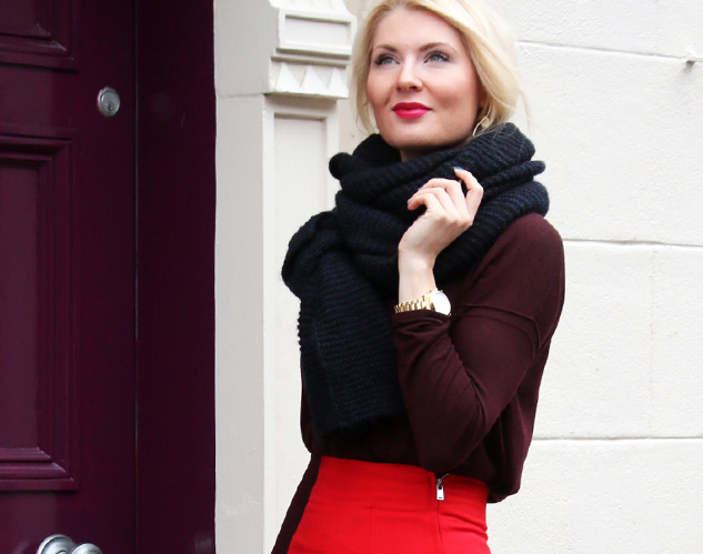 red pencil skirt 08